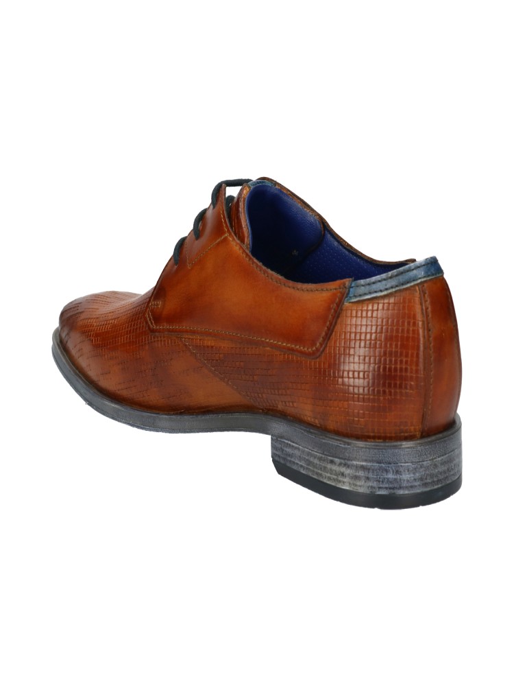 Bugatti 311-25101-1100-6300 Gents Cognac Leather Lace Up Smart Formal Shoes 