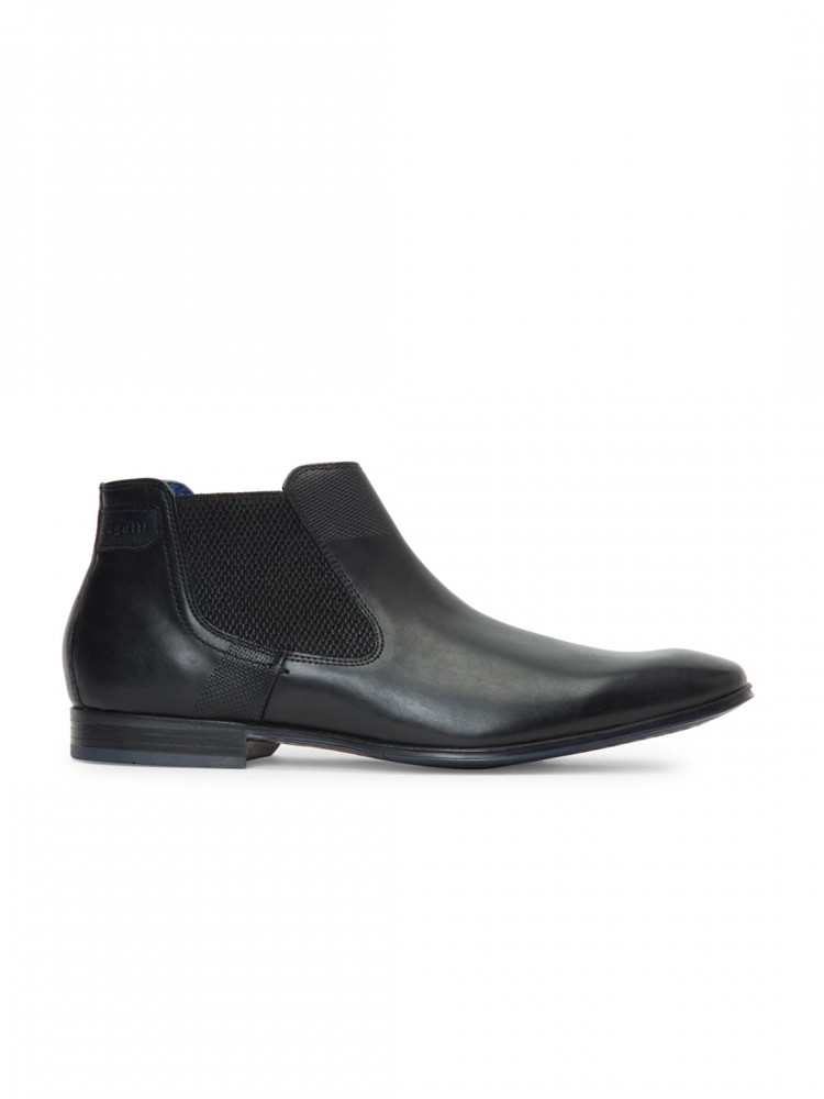 bugatti mens black boots