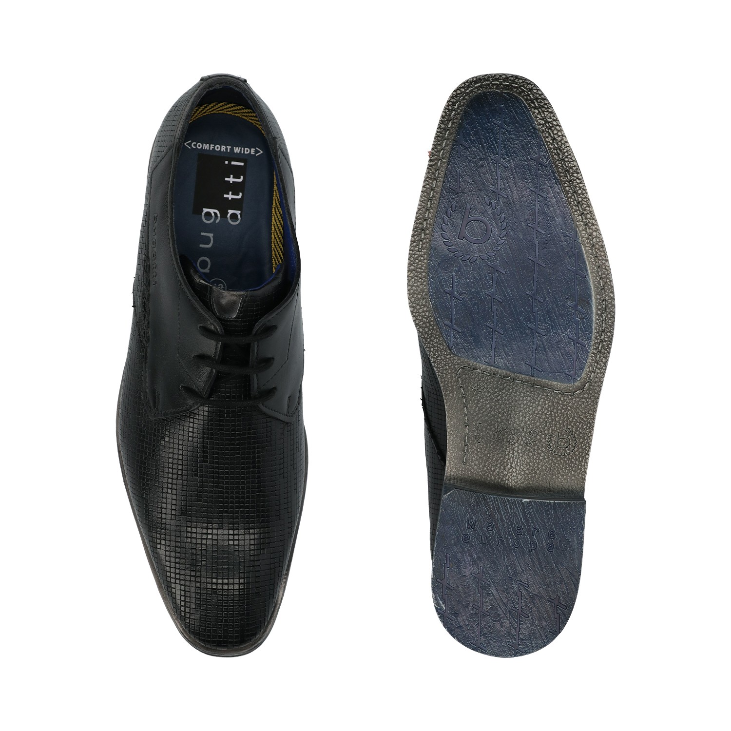 bugatti shoes black