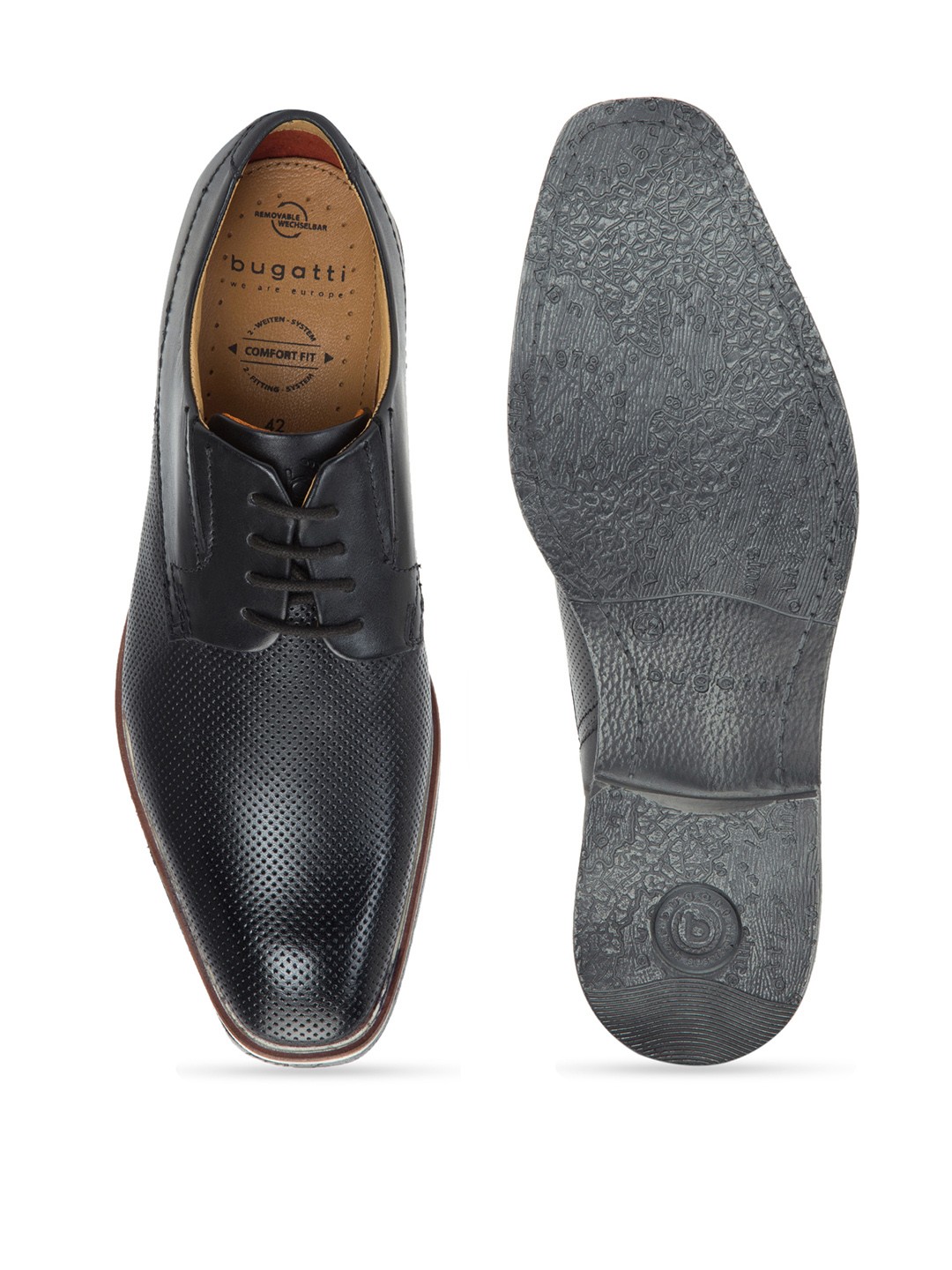 bugatti mens shoes black