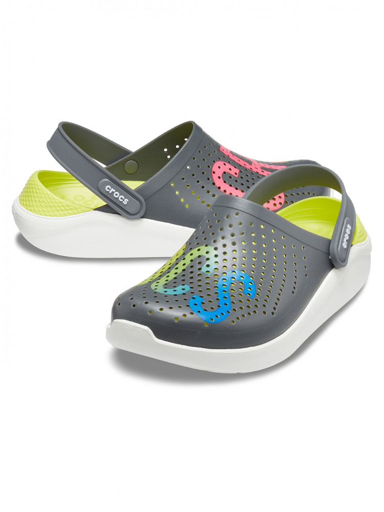 crocs literide logo mania