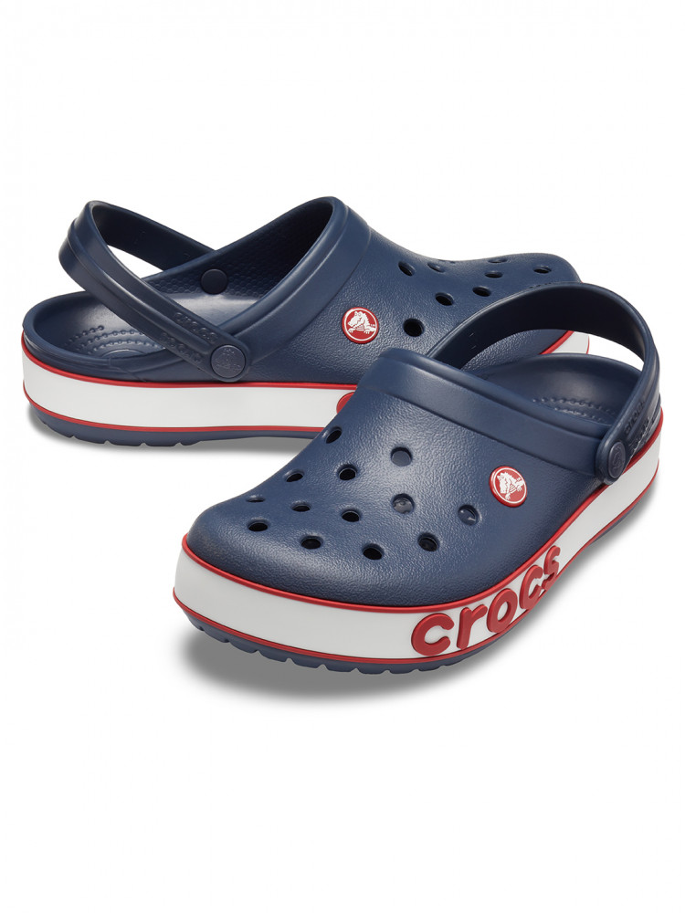 Buy Crocs  Unisex Navy  Blue  Crocband Bold Logo Clog Online 