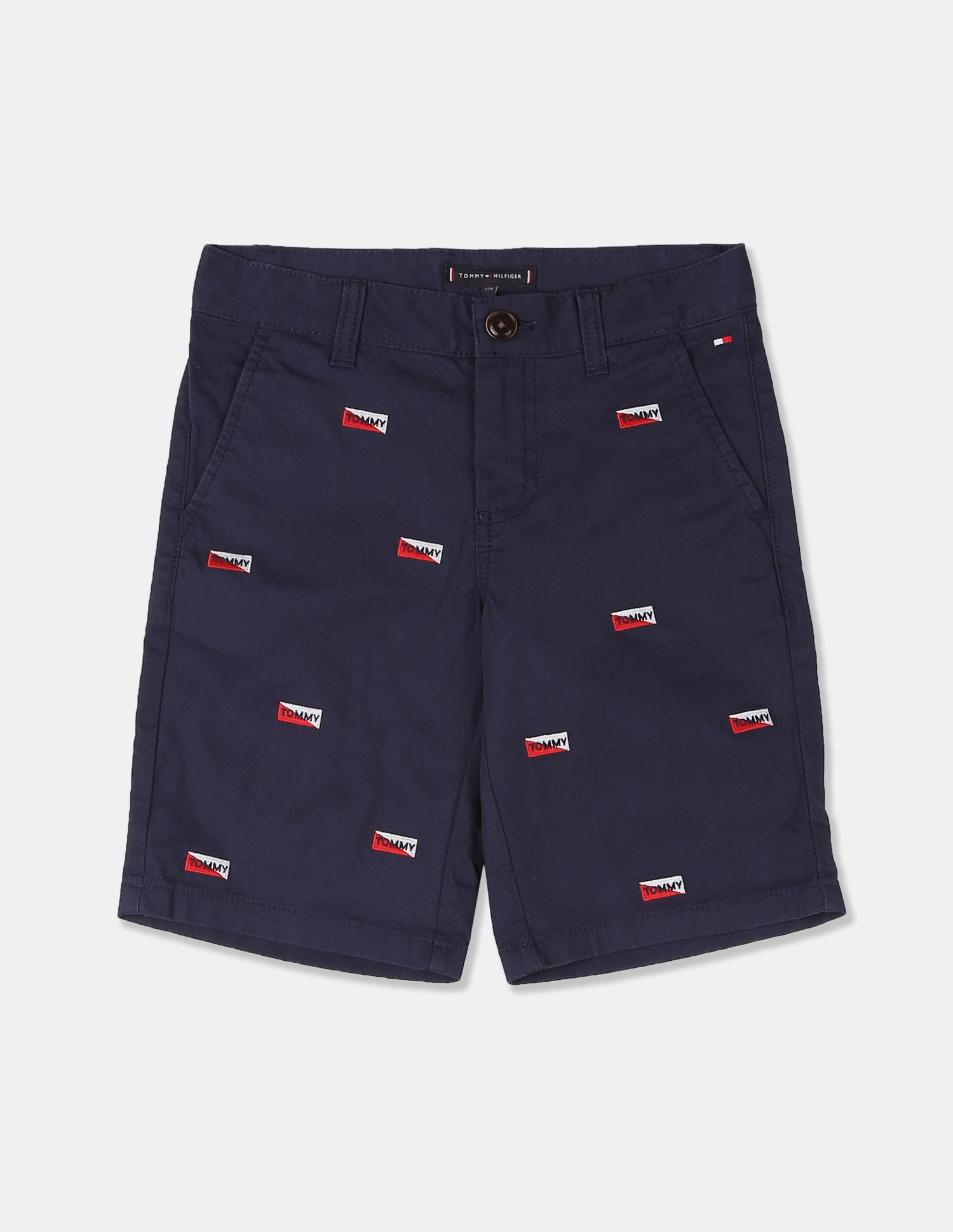 tommy hilfiger navy blue shorts